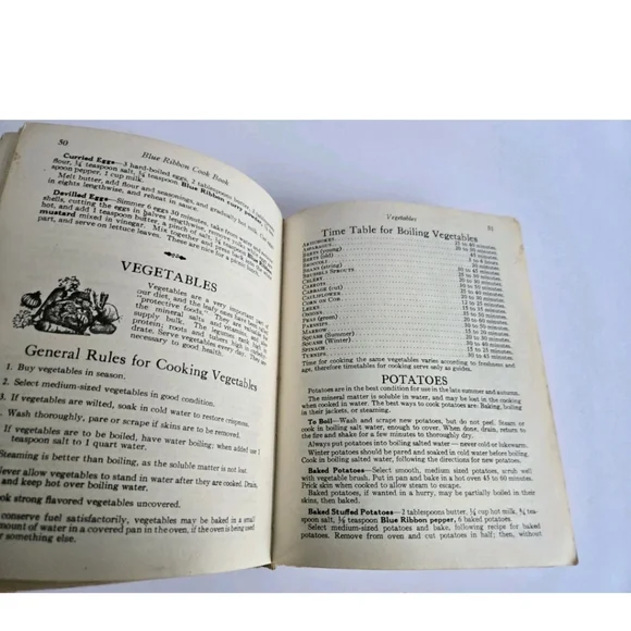 Blue Ribbon Cook Book Vintage Cookbook - Picture 2 of 7